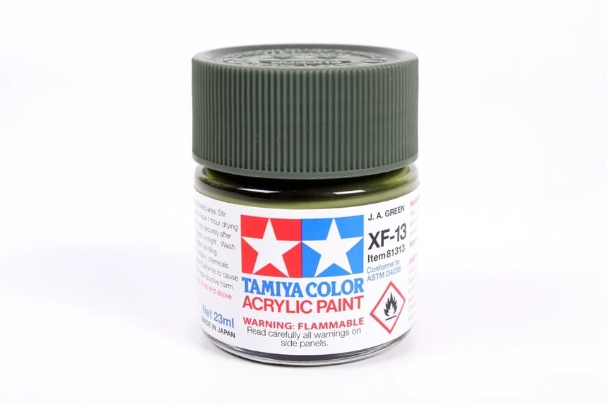 Tamiya 23ml-3/4oz Acrylic XF-13 J.A. Green #81313