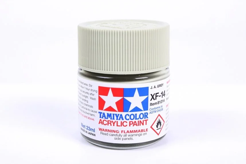 Tamiya 23ml-3/4oz Acrylic XF-14 J.A. Grey #81314