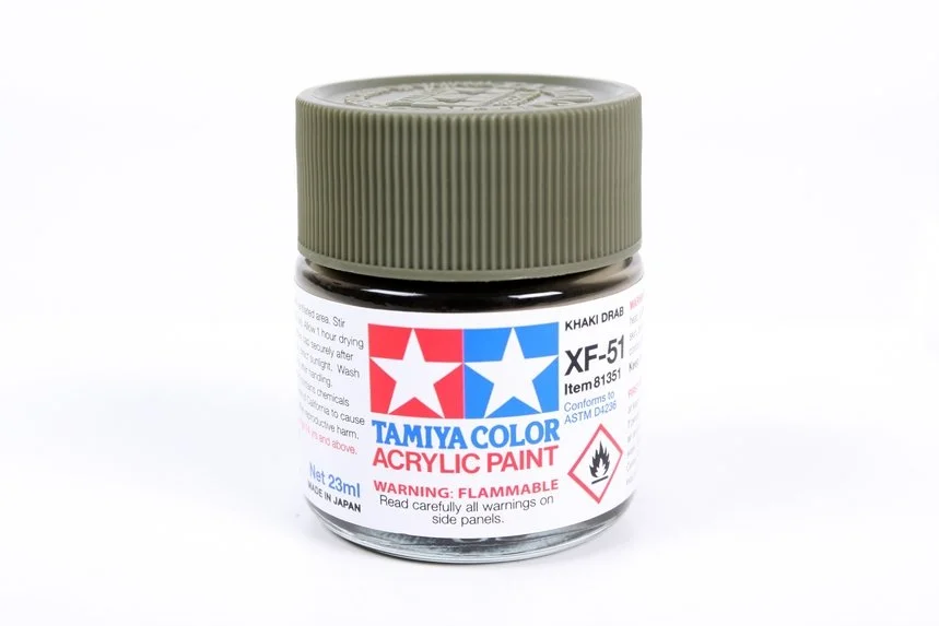 Tamiya 23ml-3/4oz Acrylic XF-51 Khaki Drab #81351