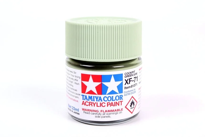 Tamiya 23ml-3/4oz Acrylic XF-71 Cockpit Green (IJN)