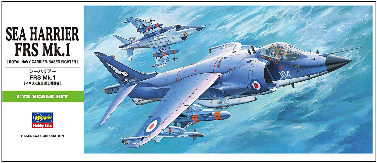 1/72 Hasegawa Sea Harrier FRS Mk1