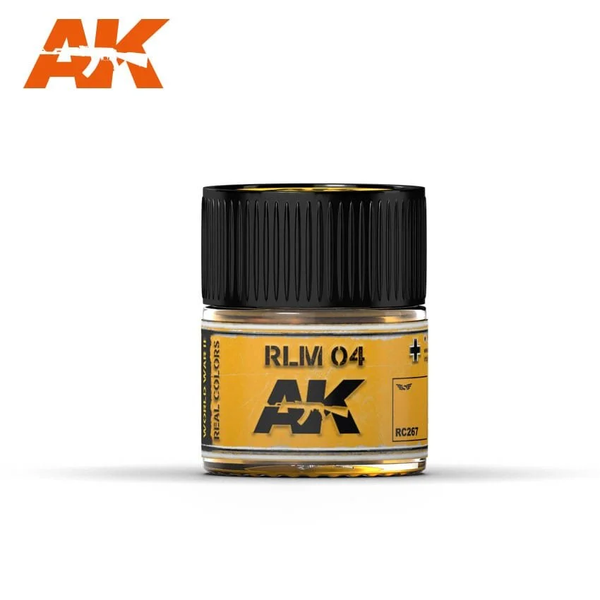 AK REAL COLORS: Yellow RC267 Acrylic Lacquer Paint 10ml