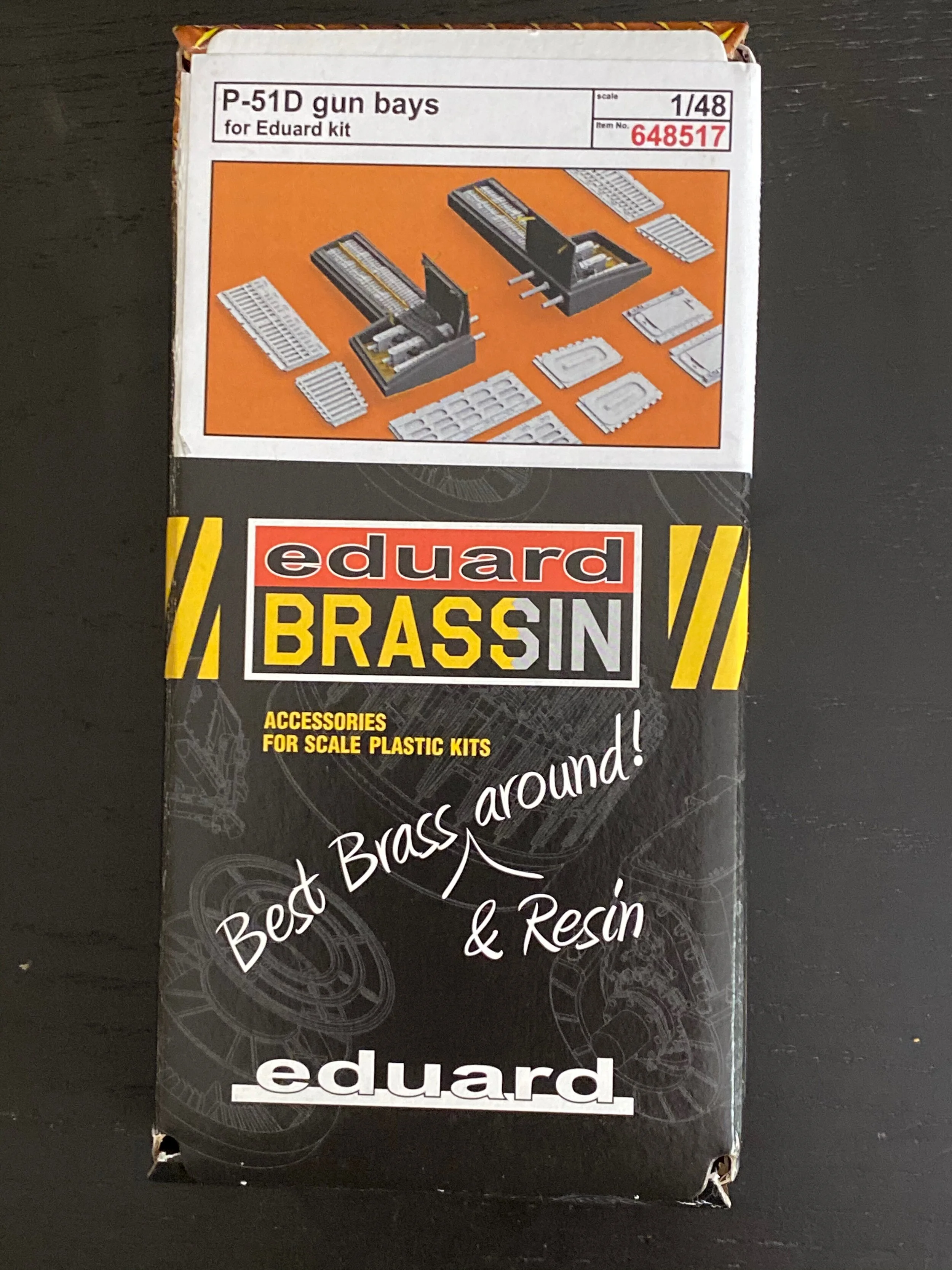 1/48 Eduard Brassin P-51D Gun Bays for EDU (Photo-Etch & Resin)