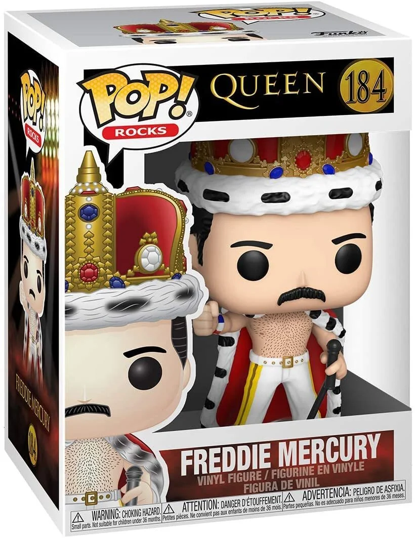 Funko POP! Rocks: Queen-Freddie Mercury King #184