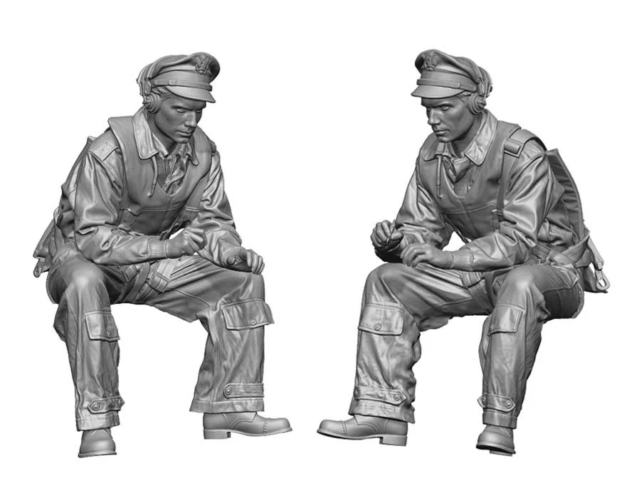 1/72 Legend Production WW2 US Bomber Navigator #LA7208