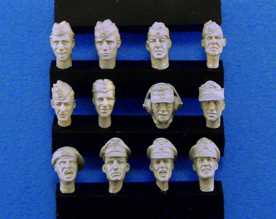 1/35 Legend Production German Heads Set #3 (WWII) #LF0113