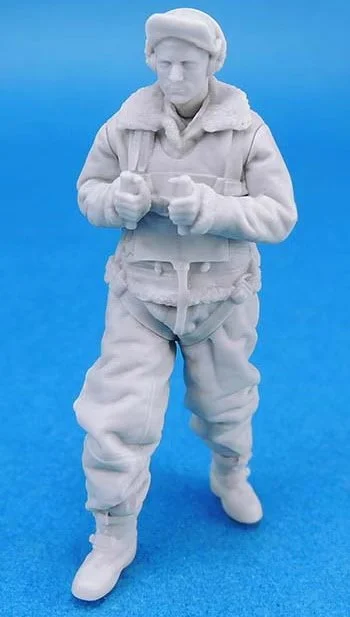 1/32 Legend Production WW2 US Bomber Waist Gunner (Two Heads) #LF3222