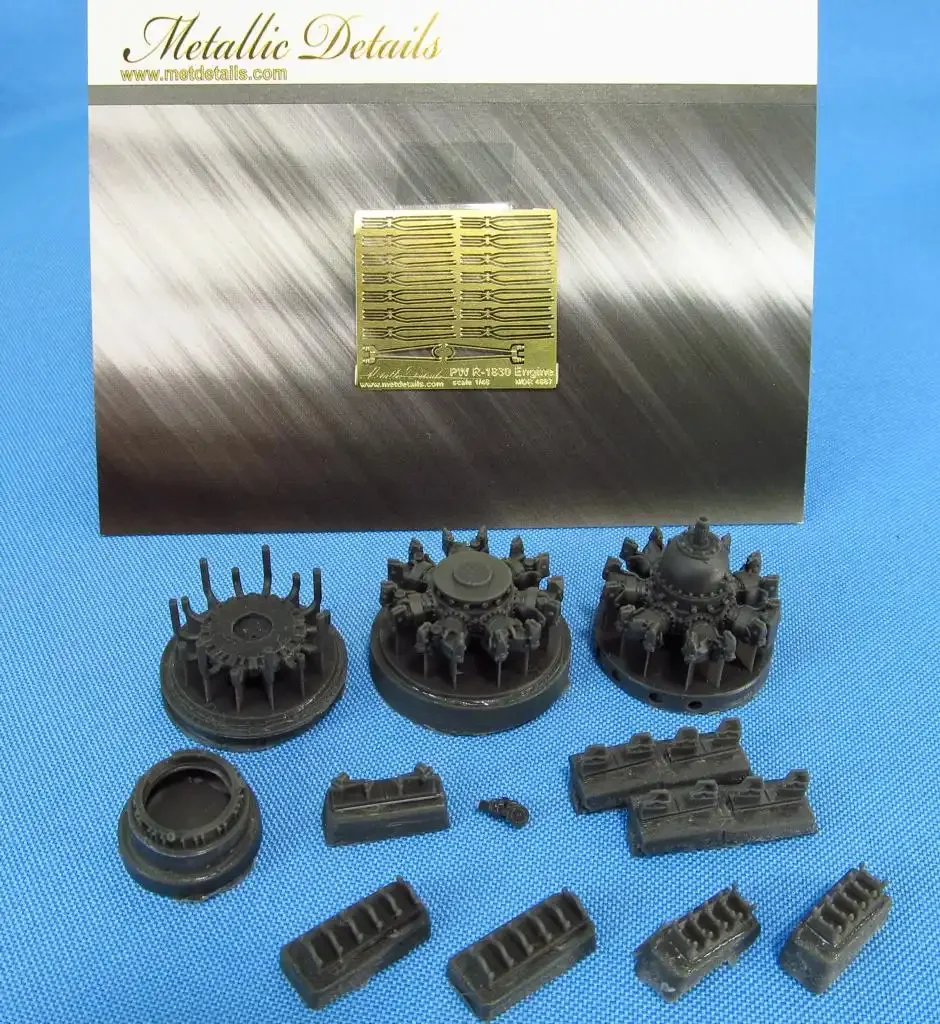 1/48 Metallic Details Engines Pratt & Whitney R-1830 Late #MDR4887