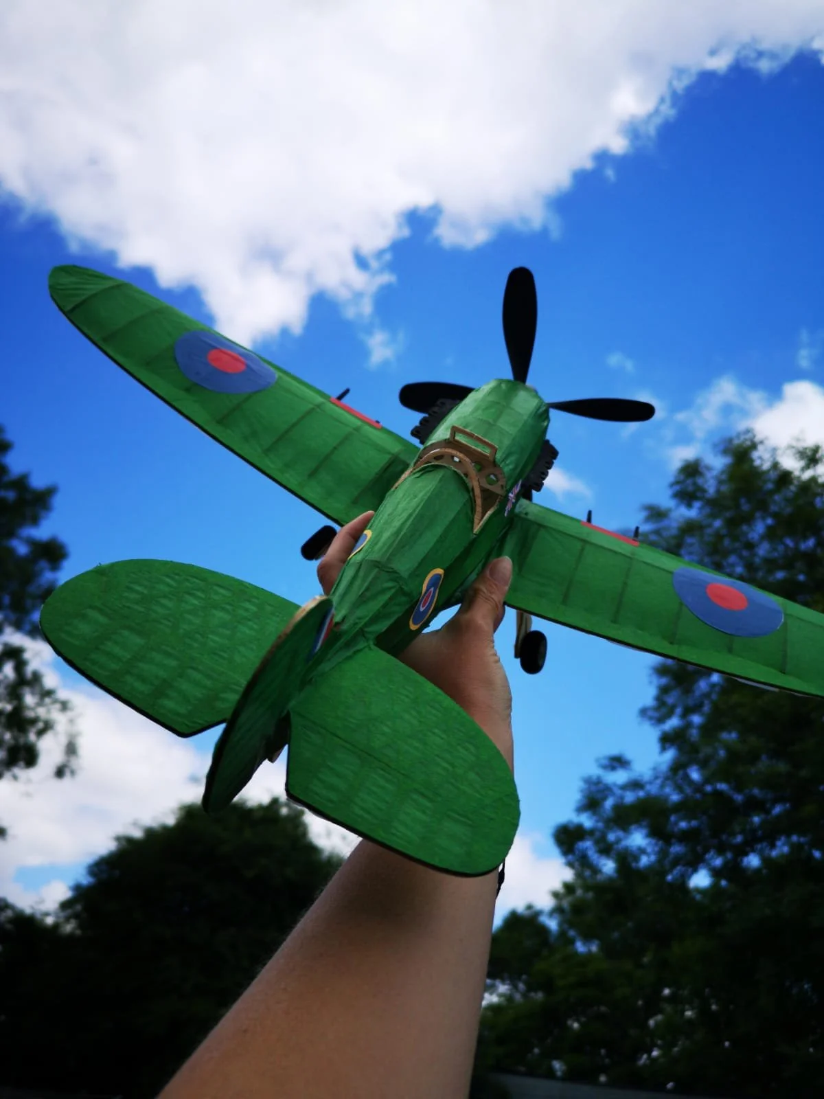 Henson's Flying Machines Spitfire Mk1 [FREE-FLIGHT] Balsa Kit