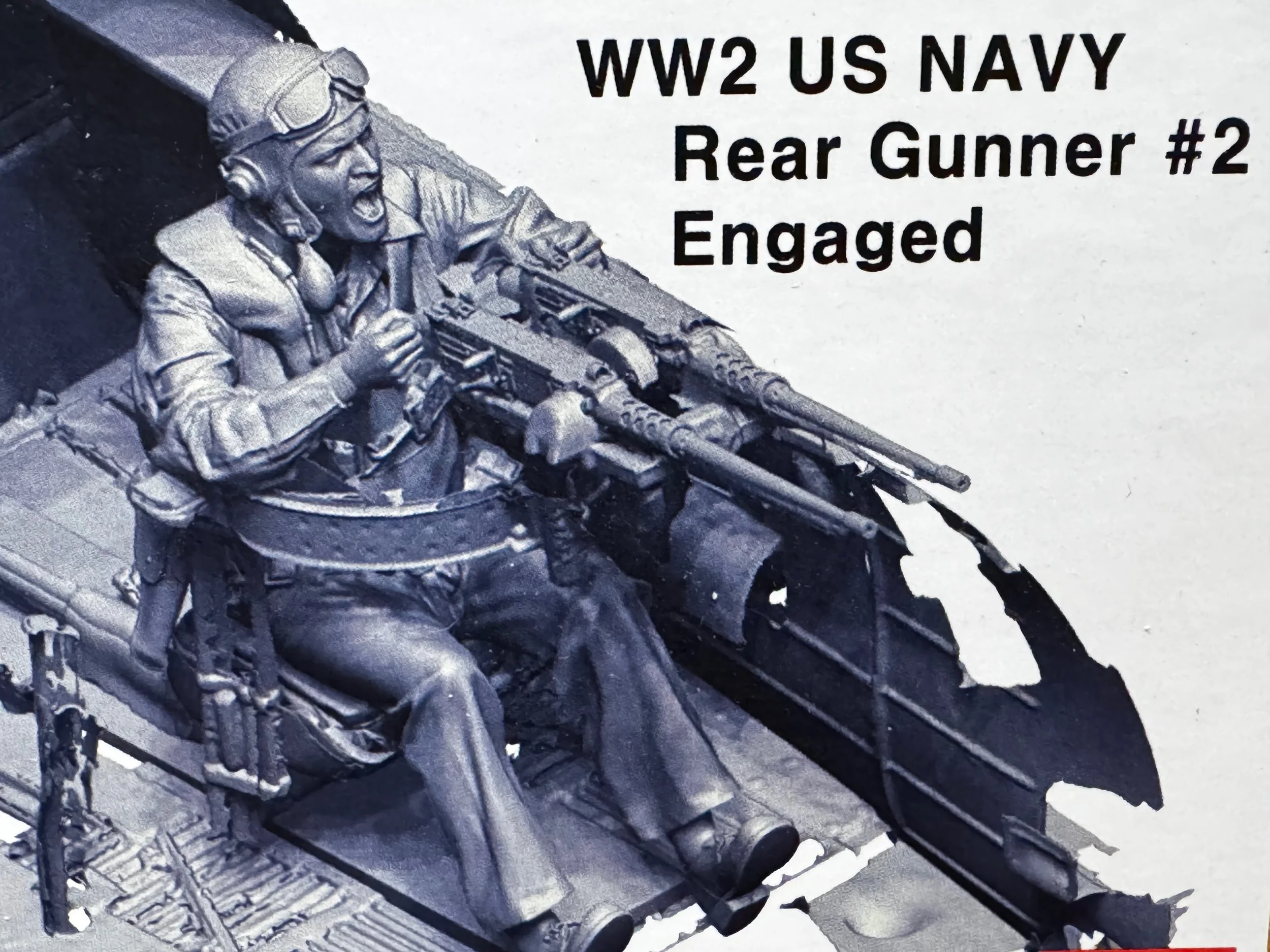 1/18 Legend Production WW2 US Navy Rear Gunner 2 (Engaged / 2 Heads) #LF1808