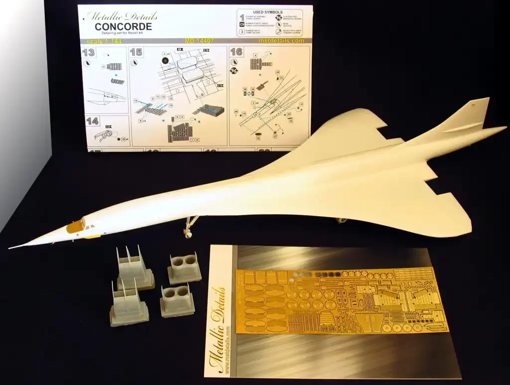 1/144 Metallic Details Concorde Detailing Set (Revell) #MD14407