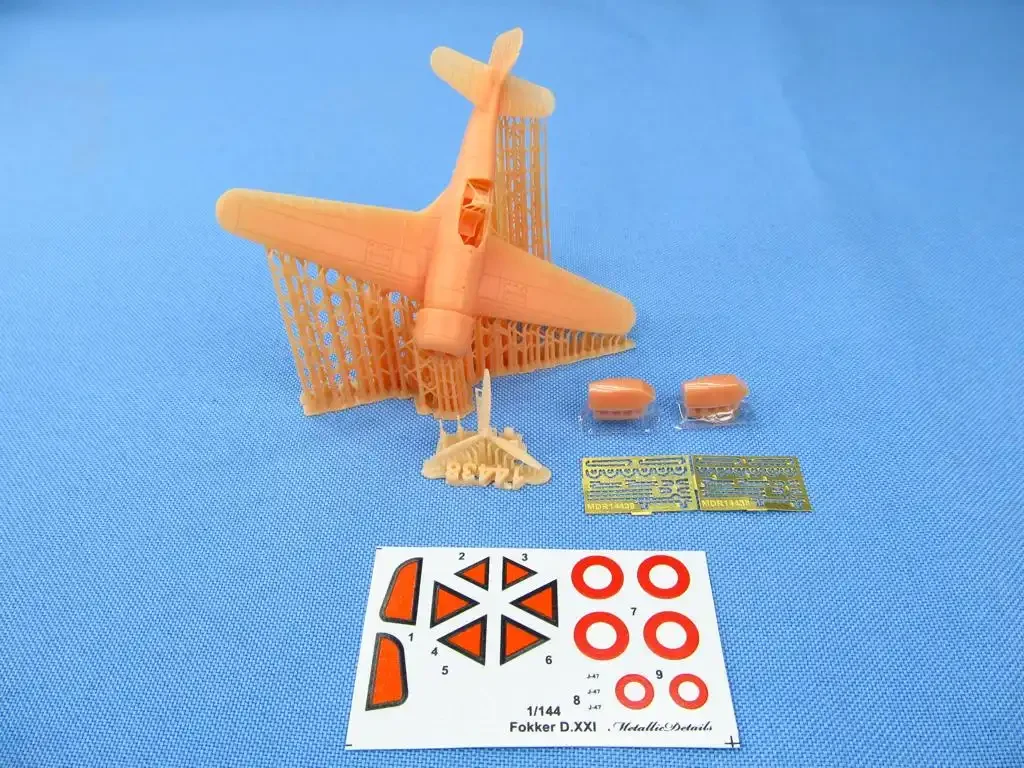 1/144 Metallic Details Fokker D.XXI #MDR14438