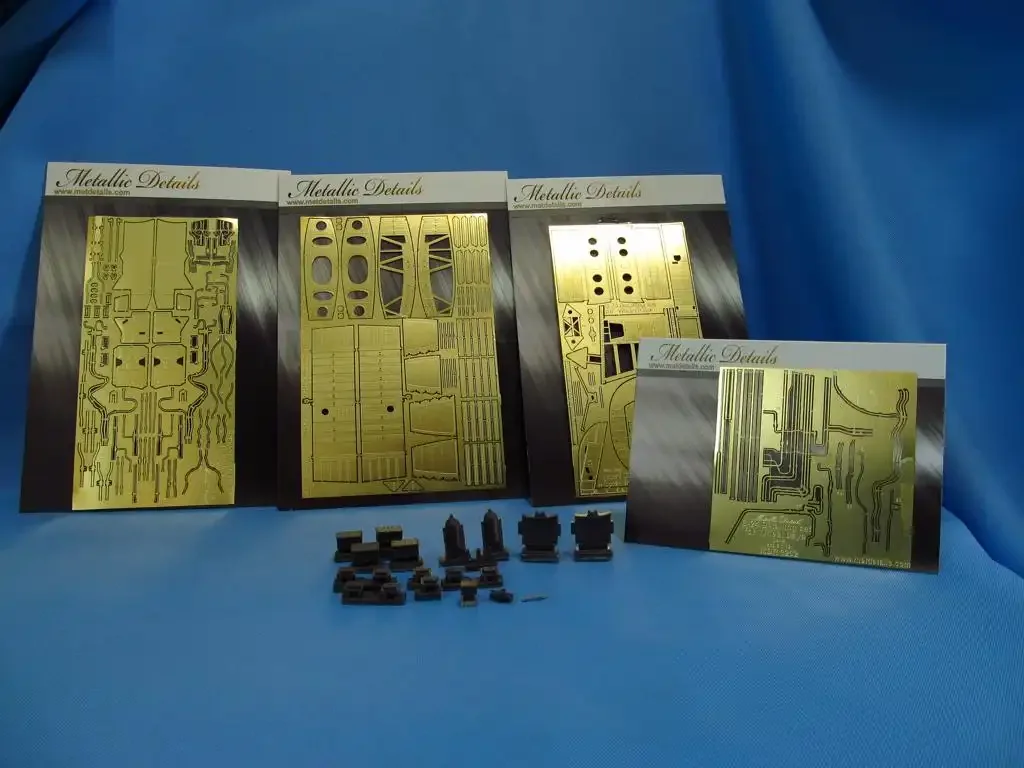 1/32 Metallic Details B-24 Wheel Bays #MDR3202