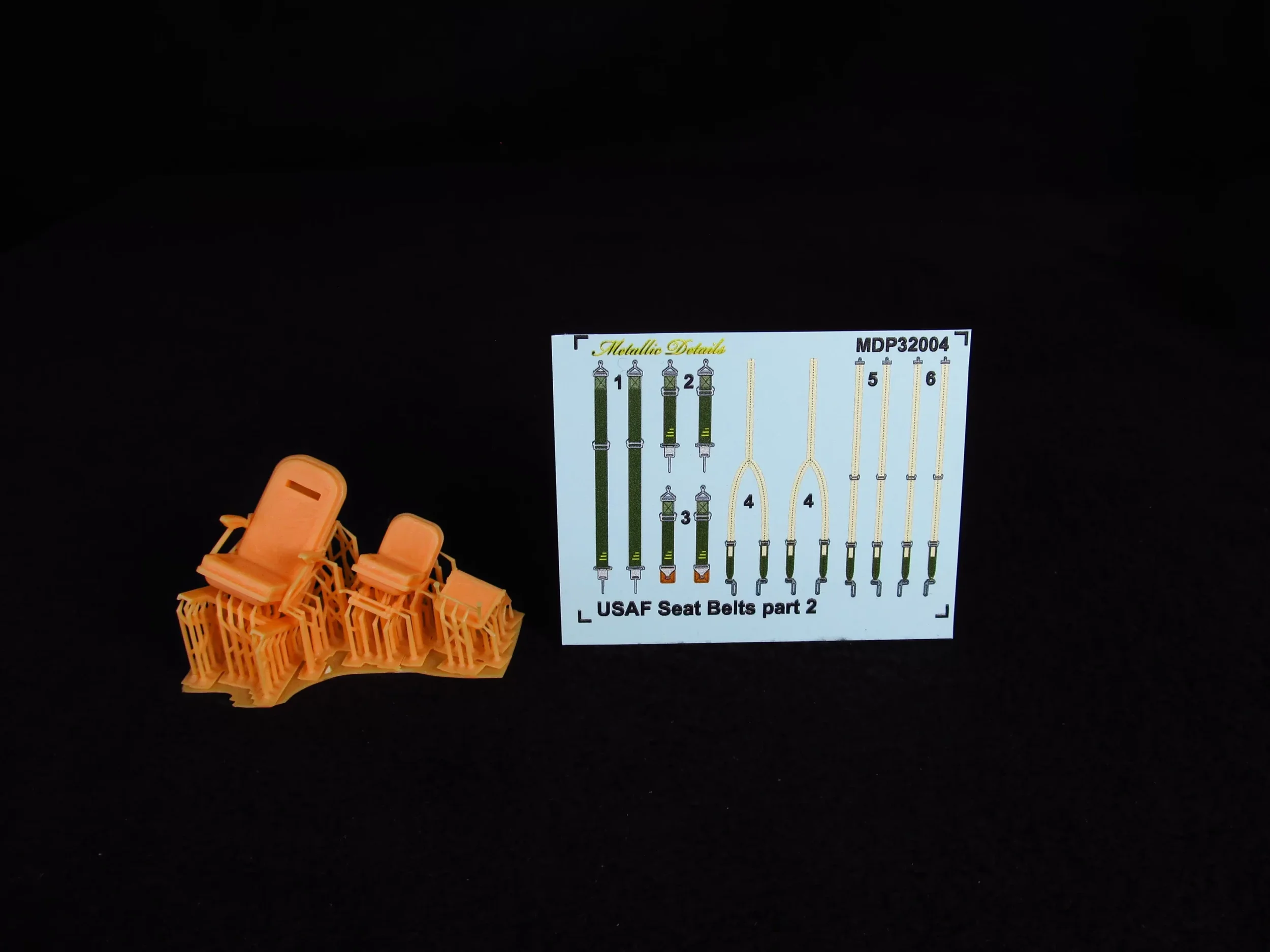 1/32 Metallic Details B-26 Marauder Seats #MDR3254