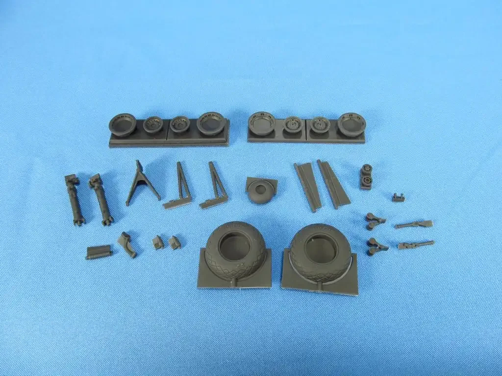 1/48 Metallic Details B-17 Wheels with Uncovered #MDR4866