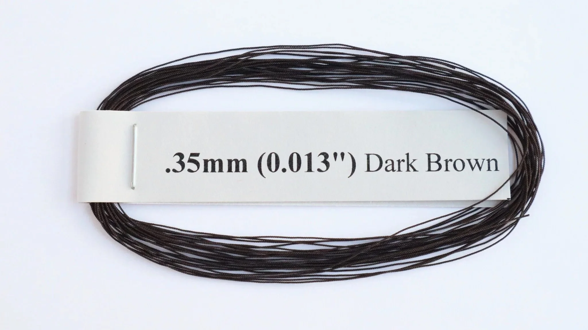 RoS Poly DrkBrwn Rope .35mm (0.013") RH6Mtrs #6002