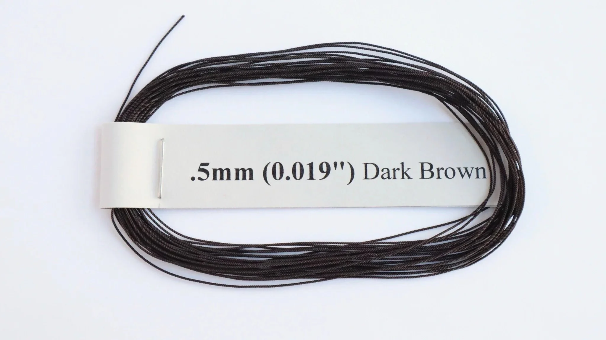 RoS Poly DrkBrwn Rope .5mm (0.019") RH6Mtrs #6004
