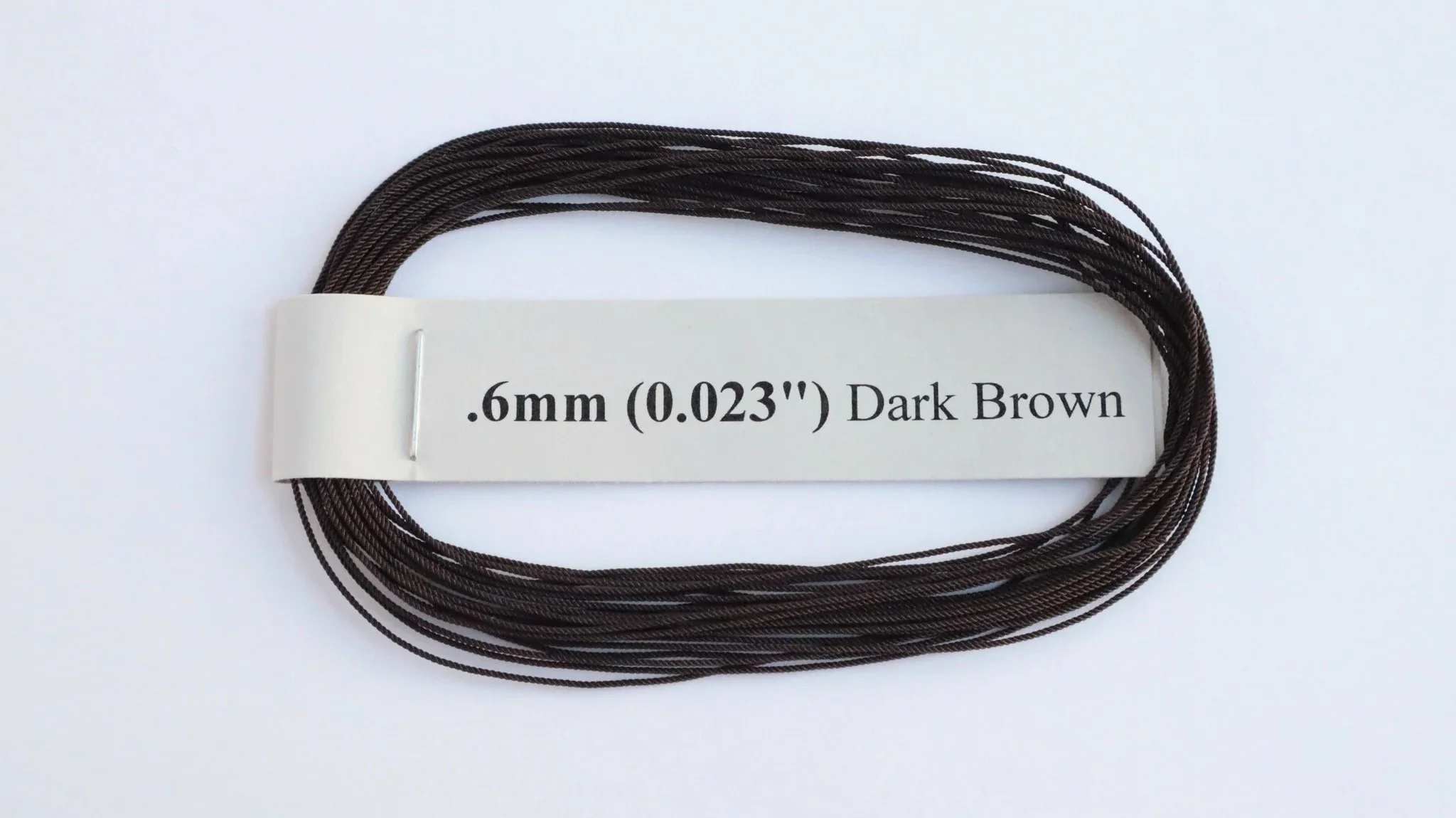 RoS Poly DrkBrwn Rope .6mm (0.023") RH6Mtrs #6005