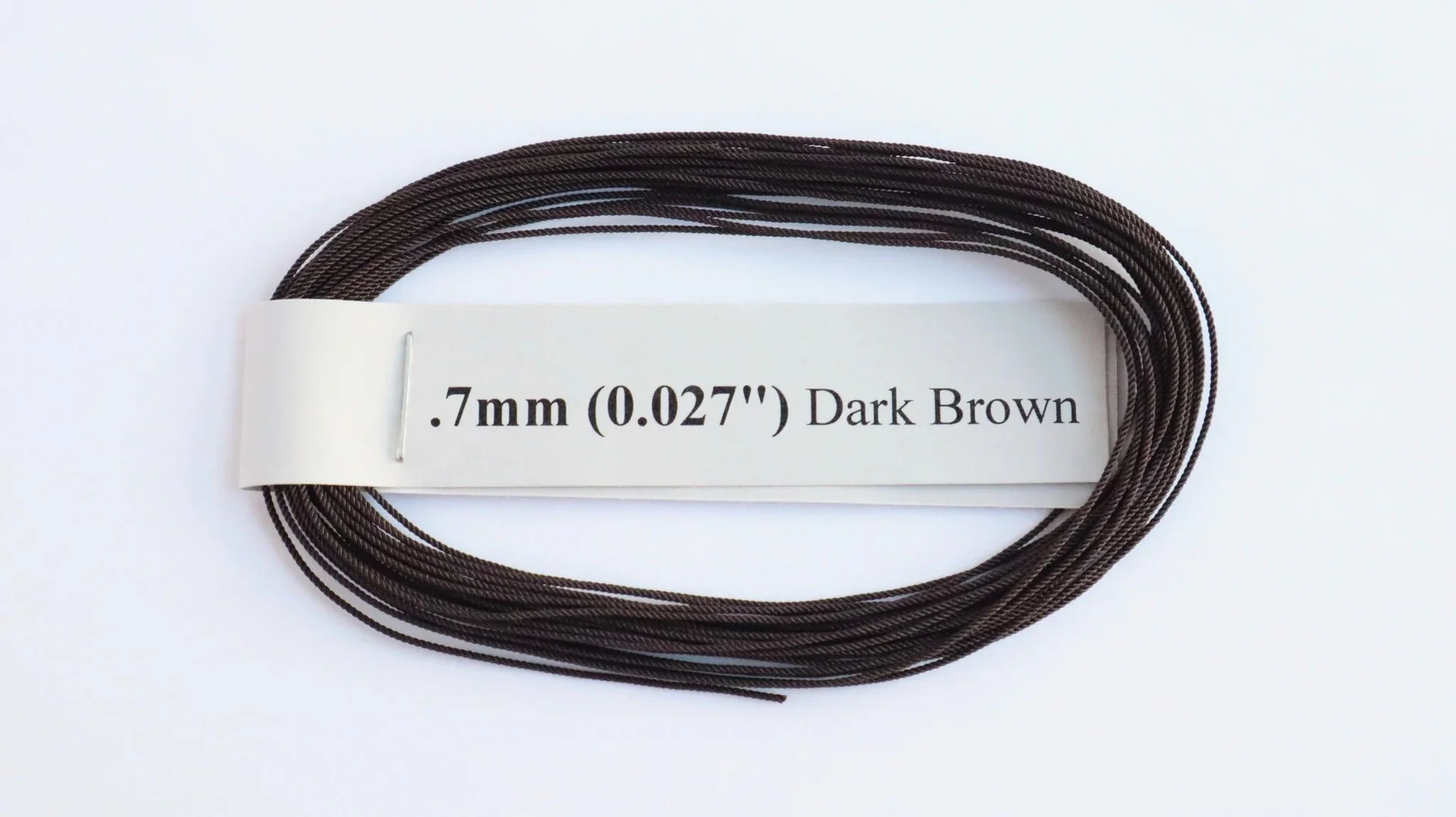 RoS Poly DrkBrwn Rope .7mm (0.027") RH6Mtrs #6006