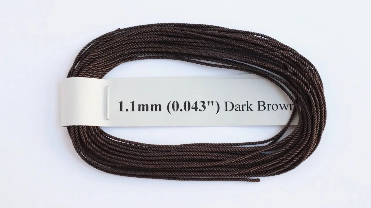 RoS Poly DrkBrwn Rope 1.1mm (0.043") RH6Mtrs #6010