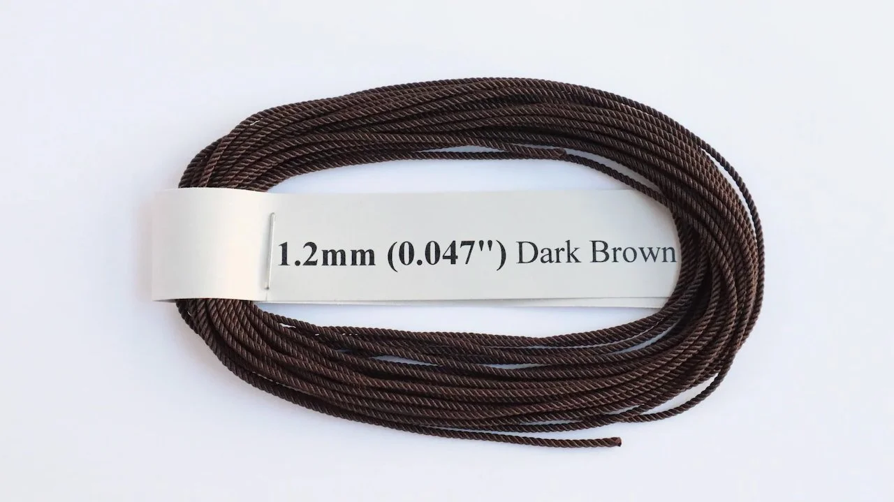 RoS Poly DrkBrwn Rope 1.2mm (0.047") RH6Mtrs #6011