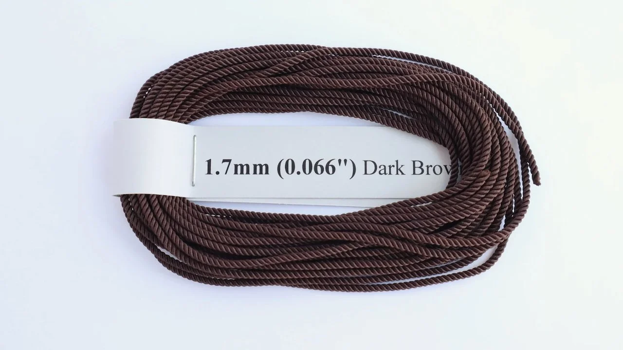 RoS Poly DrkBrwn Rope 1.7mm (0.066") RH6Mtrs #6016