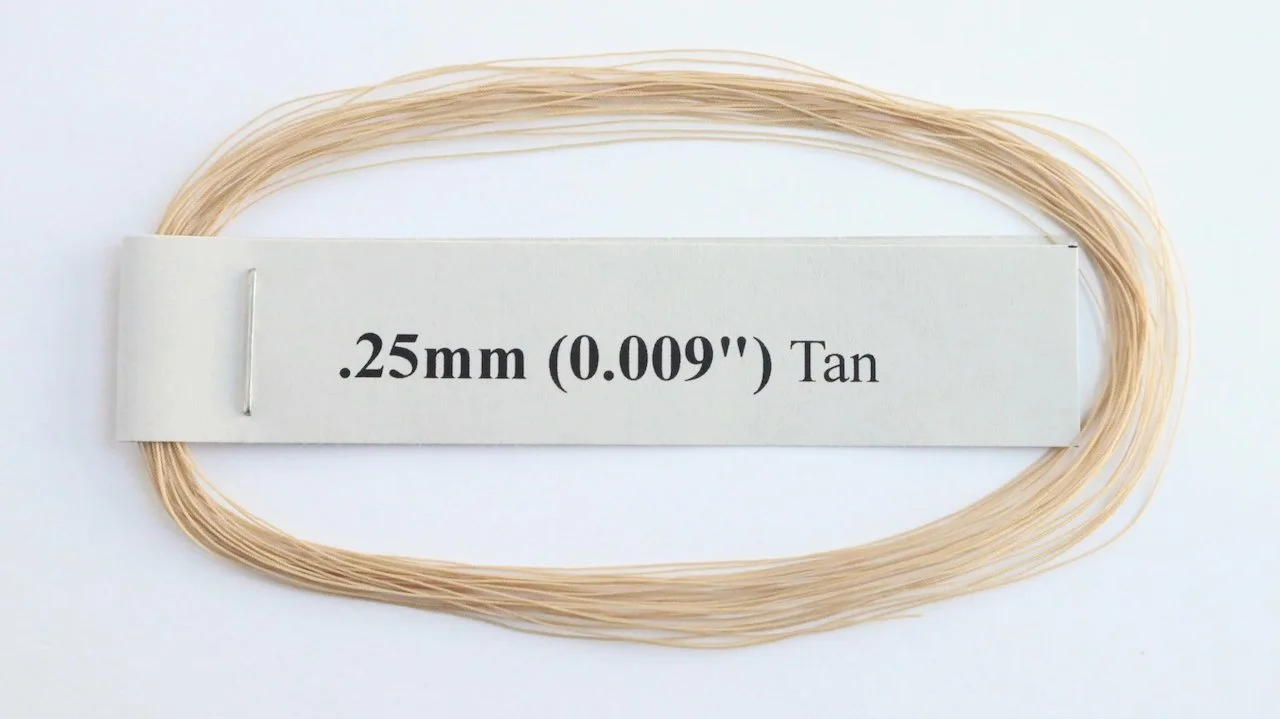 RoS Poly Tan Rope .25mm (0.009") RH6Mtrs #8001