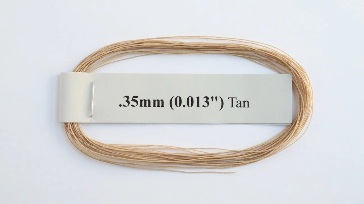 RoS Poly Tan Rope .35mm (0.013") RH6Mtrs #8002