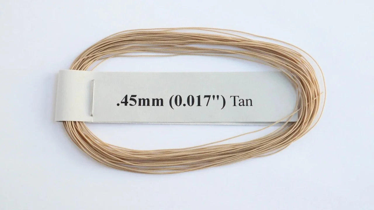 RoS Poly Tan Rope .45mm (0.017") RH6Mtrs #8003