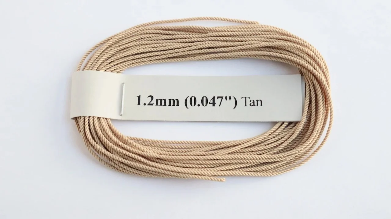 RoS Poly Tan Rope 1.2mm (0.047") RH6Mtrs #8011