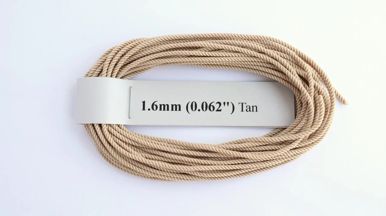 RoS Poly Tan Rope 1.7mm (0.066") RH6Mtrs #8016