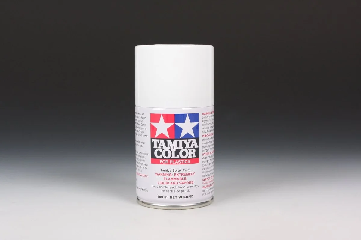 Tamiya 100ml Spray TS-27 Matte White Lacquer