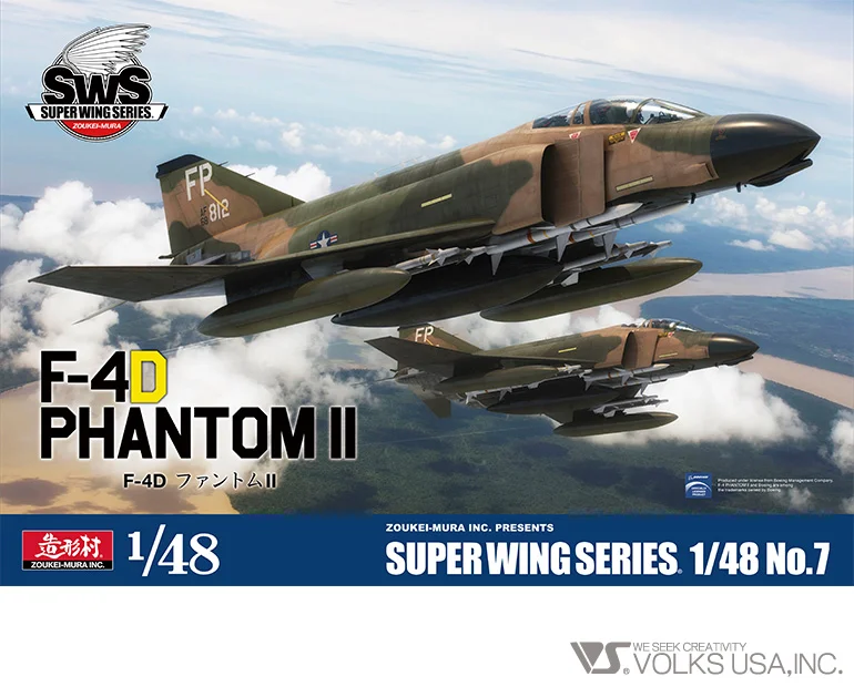 1/48 Super Wing Series F-4D McDonnell Douglas Phantom II