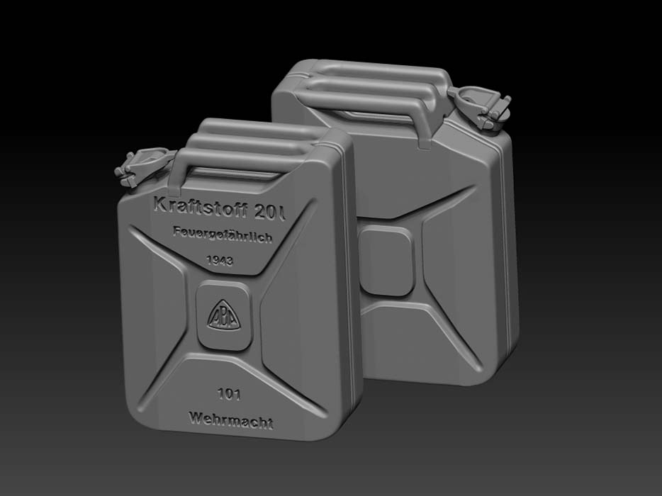 1/72 Legend Productions WWII German Fuel Can Set (40ea) #LF7210